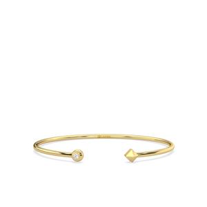 Fashionable Electrum Bangle That includes Ekati Canadian Diamonds